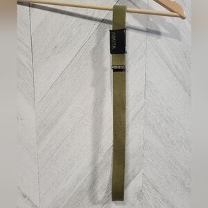 Nikita Olive Green Belt with Black Buckle